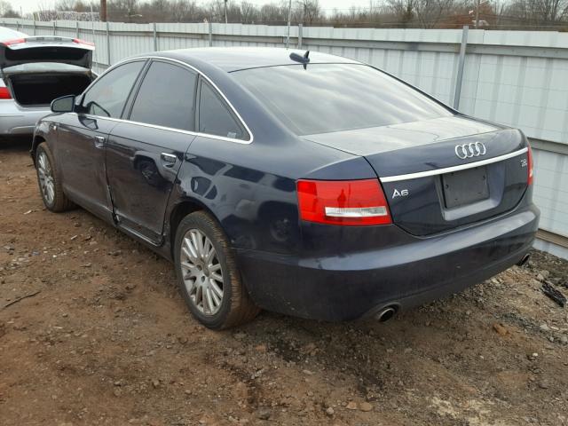 WAUDH74F56N176925 - 2006 AUDI A6 3.2 QUA BLUE photo 3