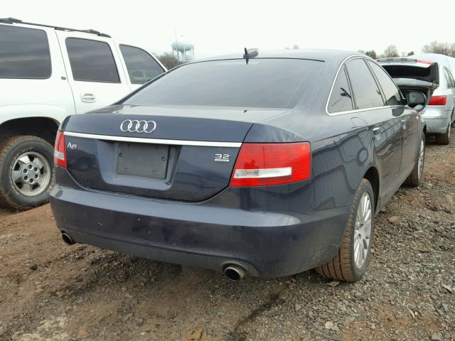 WAUDH74F56N176925 - 2006 AUDI A6 3.2 QUA BLUE photo 4