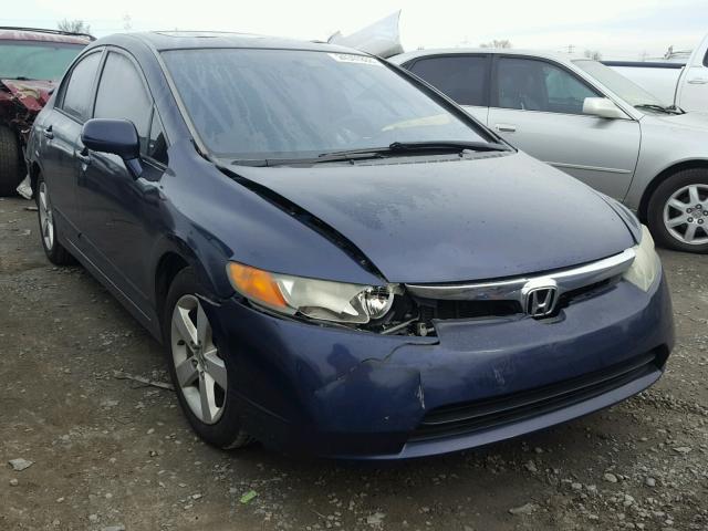 1HGFA16866L043888 - 2006 HONDA CIVIC EX BLUE photo 1