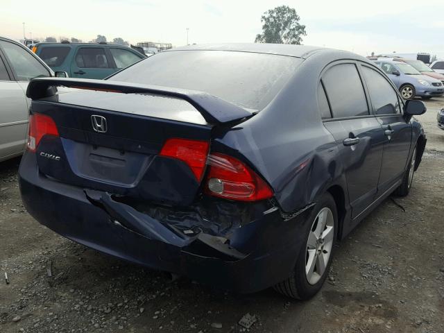 1HGFA16866L043888 - 2006 HONDA CIVIC EX BLUE photo 4