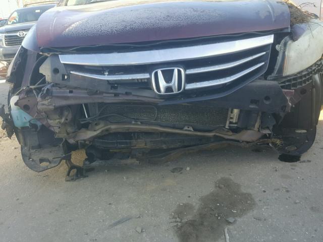 1HGCP2F79BA029309 - 2011 HONDA ACCORD EX BURGUNDY photo 9