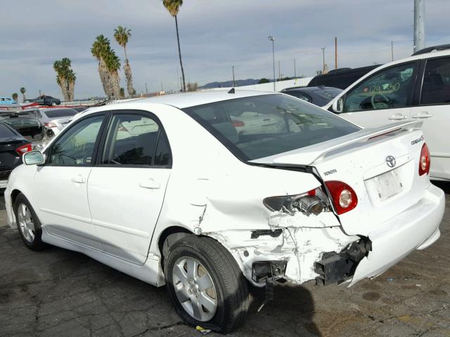 1NXBR30E45Z545187 - 2005 TOYOTA COROLLA CE WHITE photo 3