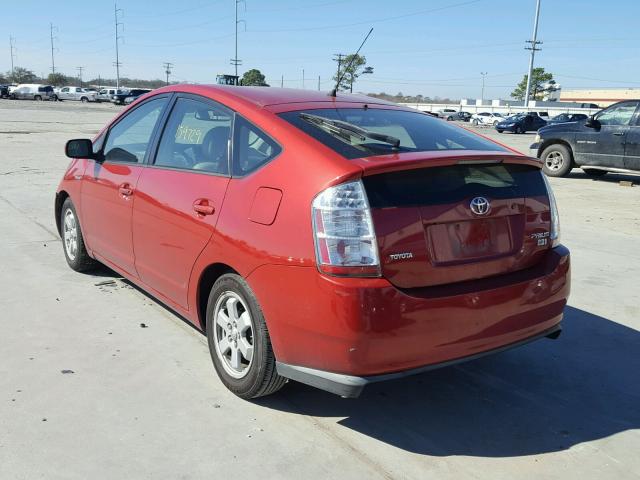 JTDKB20U177569667 - 2007 TOYOTA PRIUS RED photo 3