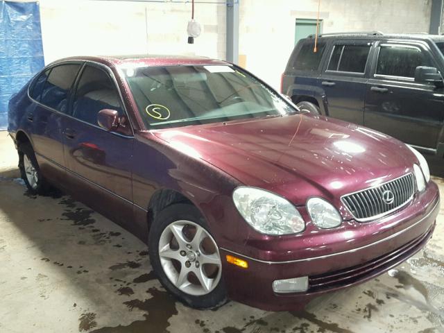 JT8BD69S920173618 - 2002 LEXUS GS 300 MAROON photo 1