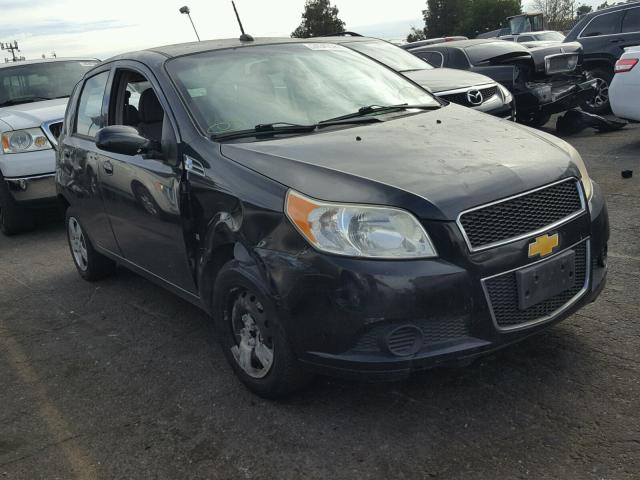 KL1TD66E99B635119 - 2009 CHEVROLET AVEO LS 黑色 照片 1