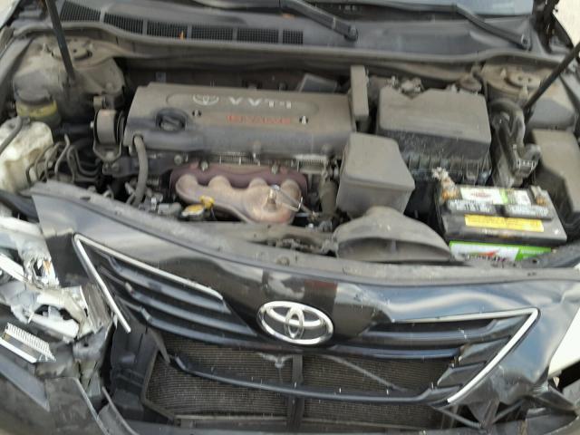 4T1BE46K48U784922 - 2008 TOYOTA CAMRY CE BLACK photo 7