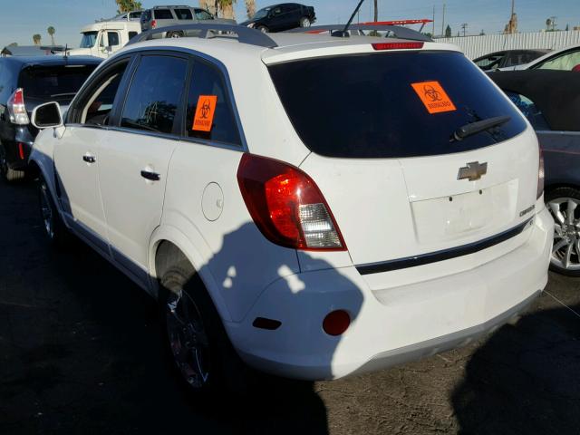 3GNAL3EK4ES513699 - 2014 CHEVROLET CAPTIVA LT WHITE photo 3