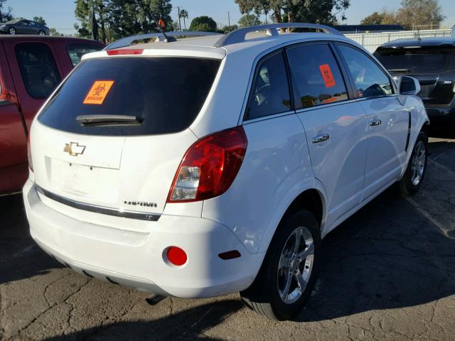 3GNAL3EK4ES513699 - 2014 CHEVROLET CAPTIVA LT WHITE photo 4