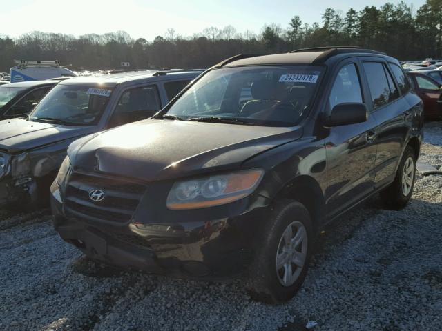 5NMSG13D19H251549 - 2009 HYUNDAI SANTA FE G BLACK photo 2