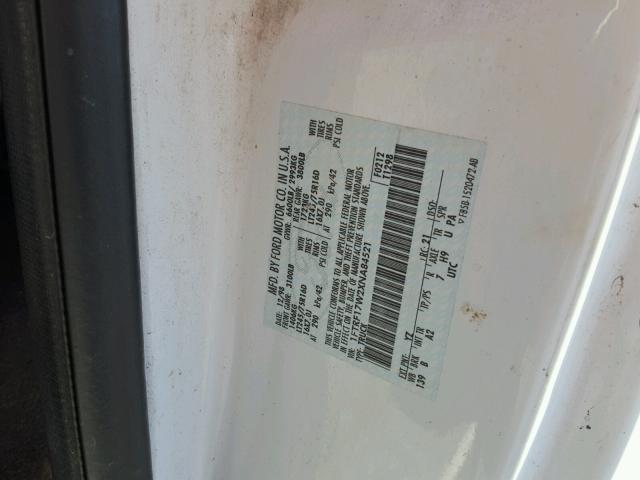 1FTRF17W2XNA84521 - 1999 FORD F150 Ақ фото 10