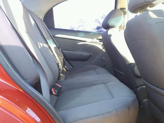 KL1TD56628B038542 - 2008 CHEVROLET AVEO BASE Kırmızı fotoğraf 6