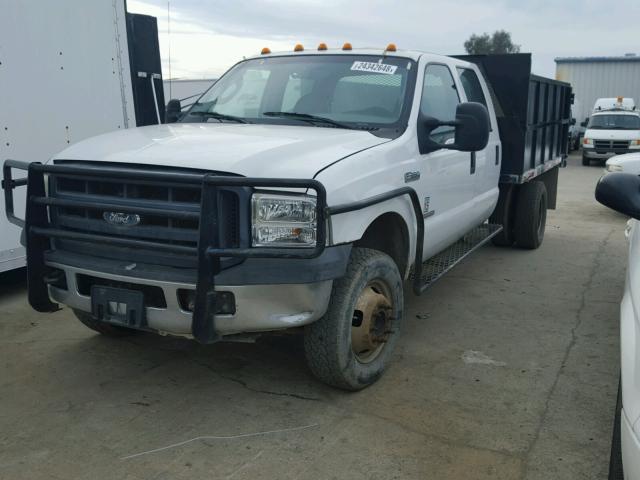 1FDWW37P46EC02098 - 2006 FORD F 350 WHITE photo 2