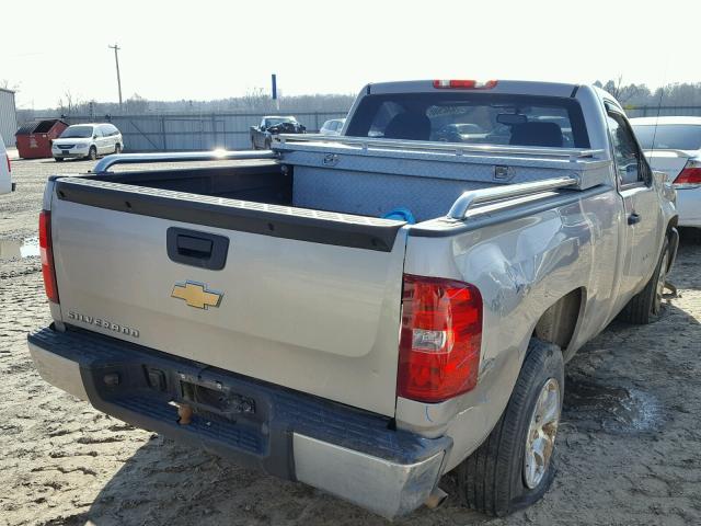 1GCEC14X09Z202548 - 2009 CHEVROLET SILVERADO TAN photo 4