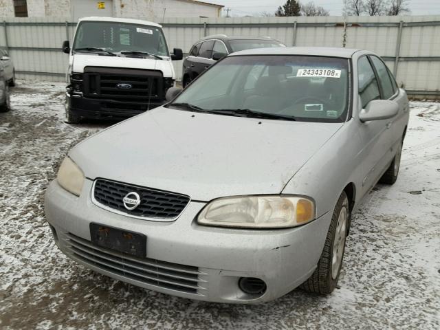 3N1CB51D33L816717 - 2003 NISSAN SENTRA XE SILVER photo 2