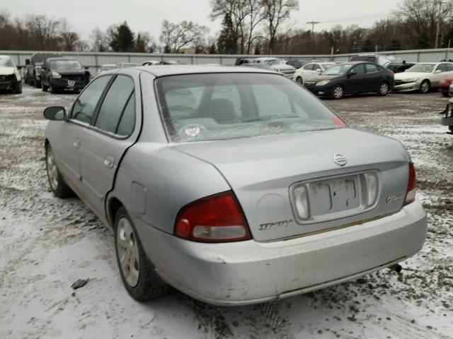 3N1CB51D33L816717 - 2003 NISSAN SENTRA XE SILVER photo 3