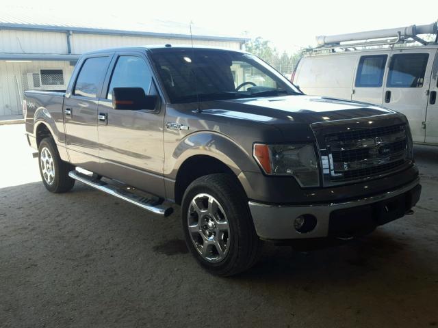 1FTFW1EF2EFA35803 - 2014 FORD F150 SUPER GRAY photo 1