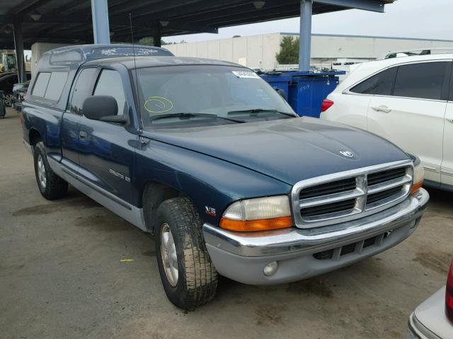 1B7GL23X4VS275070 - 1997 DODGE DAKOTA GREEN photo 1