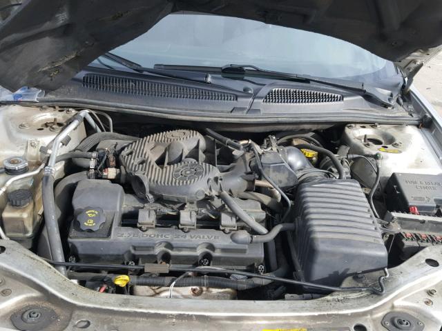 1B3EL46R55N601703 - 2005 DODGE STRATUS SX SILVER photo 7