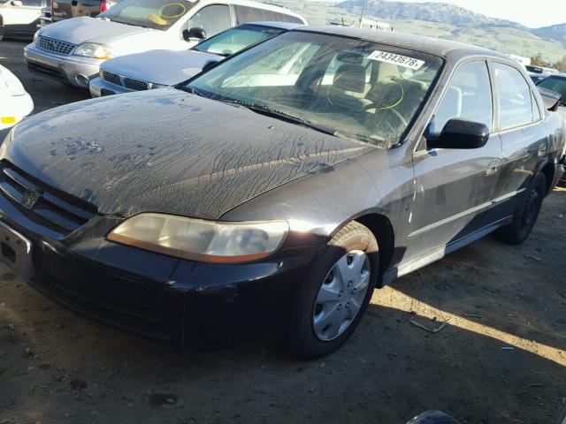 JHMCG66591C015156 - 2001 HONDA ACCORD LX BLACK photo 2