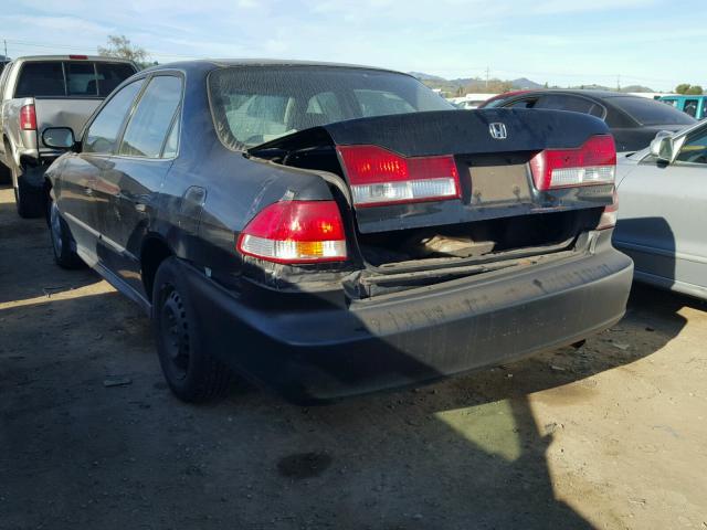 JHMCG66591C015156 - 2001 HONDA ACCORD LX BLACK photo 3