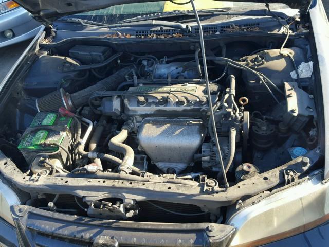 JHMCG66591C015156 - 2001 HONDA ACCORD LX BLACK photo 7