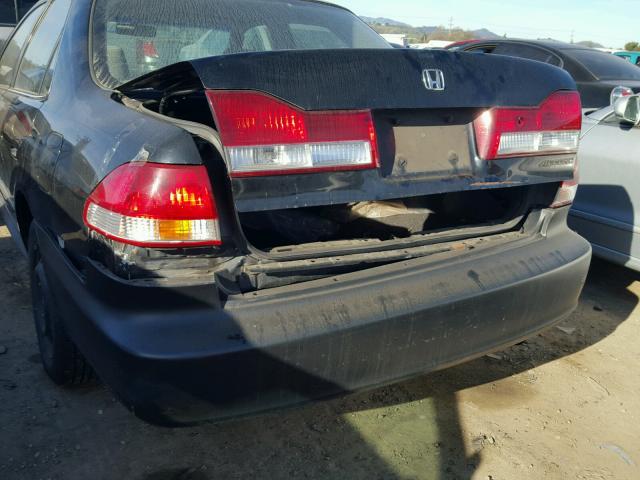 JHMCG66591C015156 - 2001 HONDA ACCORD LX BLACK photo 9