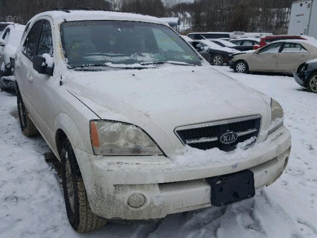 KNDJC733755348205 - 2005 KIA SORENTO EX WHITE photo 1