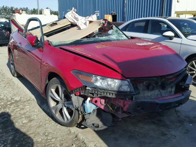 1HGCS2A88CA003882 - 2012 HONDA ACCORD EXL RED photo 1