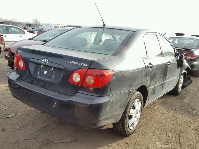 1NXBR30E58Z005397 - 2008 TOYOTA COROLLA CE BLACK photo 4