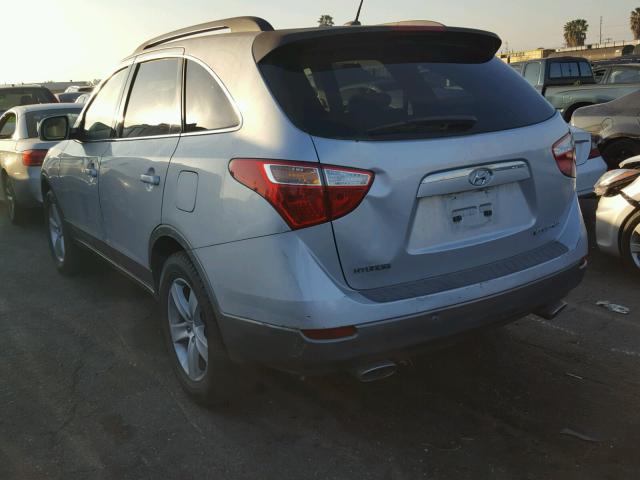 KM8NU13C47U017890 - 2007 HYUNDAI VERACRUZ G SILVER photo 3