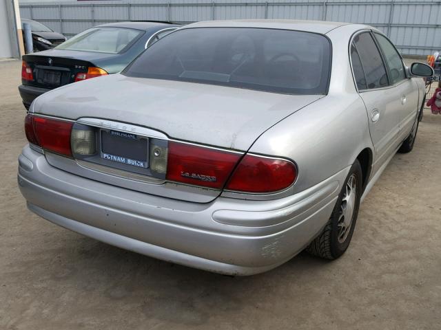 1G4HP54K544149750 - 2004 BUICK LESABRE CU SILVER photo 4