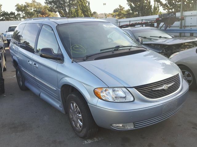 2C8GP64L74R566779 - 2004 CHRYSLER TOWN & COU BLUE photo 1