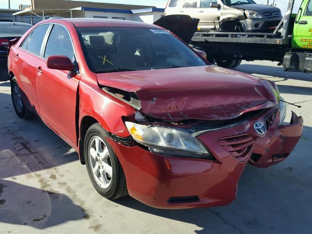 4T4BE46K98R025687 - 2008 TOYOTA CAMRY CE RED photo 1