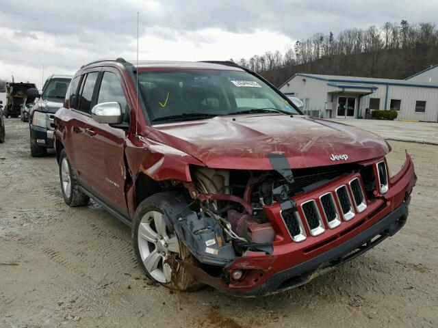 1C4NJDBB7ED735132 - 2014 JEEP COMPASS SP RED photo 1