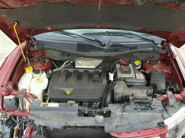 1C4NJDBB7ED735132 - 2014 JEEP COMPASS SP RED photo 7