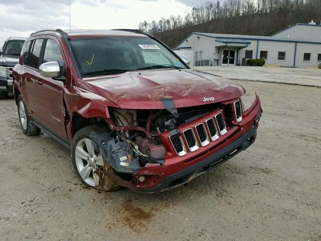 1C4NJDBB7ED735132 - 2014 JEEP COMPASS SP RED photo 9