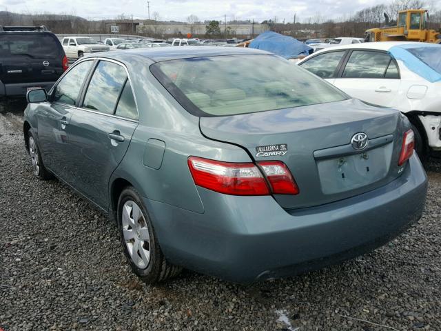 JTNBE46K773003072 - 2007 TOYOTA CAMRY NEW GREEN photo 3