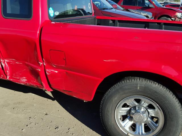 1FTYR14D09PA15484 - 2009 FORD RANGER SUP RED photo 9
