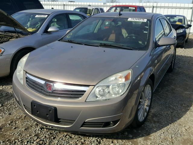 1G8ZV57777F285936 - 2007 SATURN AURA XR BROWN photo 2