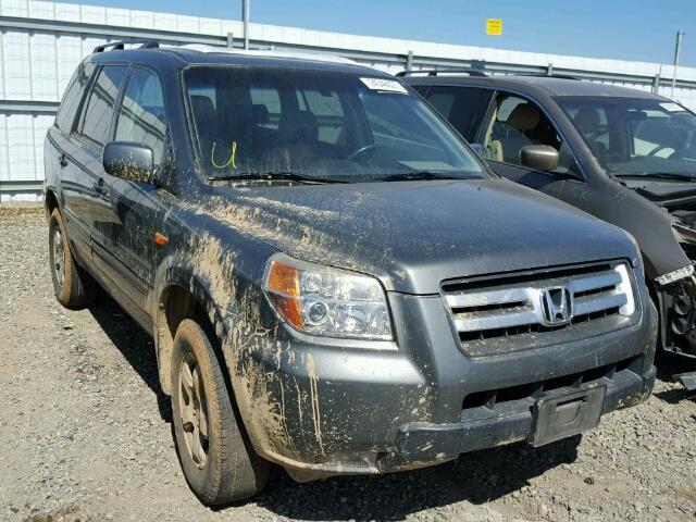 5FNYF28518B031140 - 2008 HONDA PILOT CHARCOAL photo 1