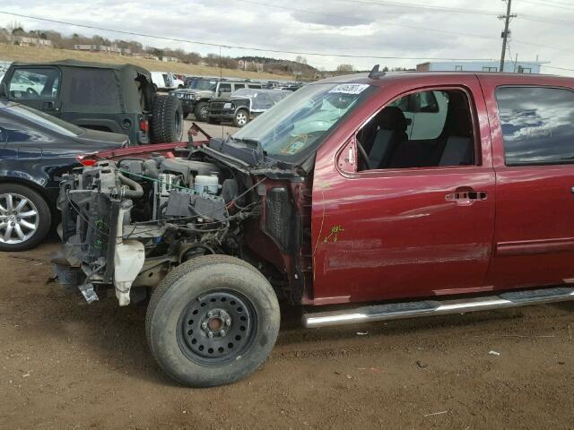 3GTEC13C99G112393 - 2009 GMC SIERRA C15 MAROON photo 9