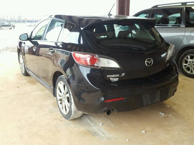 JM1BL1H58A1184380 - 2010 MAZDA 3 S BLACK photo 3