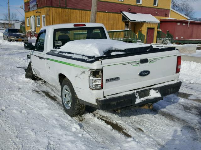 1FTYR10D49PA50311 - 2009 FORD RANGER WHITE photo 3