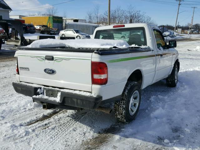 1FTYR10D49PA50311 - 2009 FORD RANGER WHITE photo 4