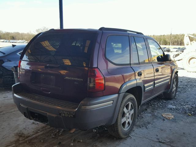 4NUDS13S242100484 - 2004 ISUZU ASCENDER S 勃艮第红 照片 4