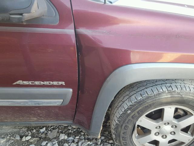 4NUDS13S242100484 - 2004 ISUZU ASCENDER S 勃艮第红 照片 9