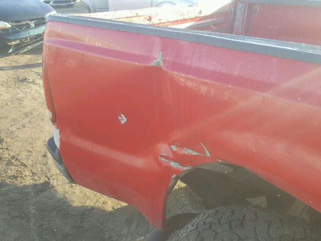 1FTNX20L32EB36961 - 2002 FORD F250 SUPER RED photo 9