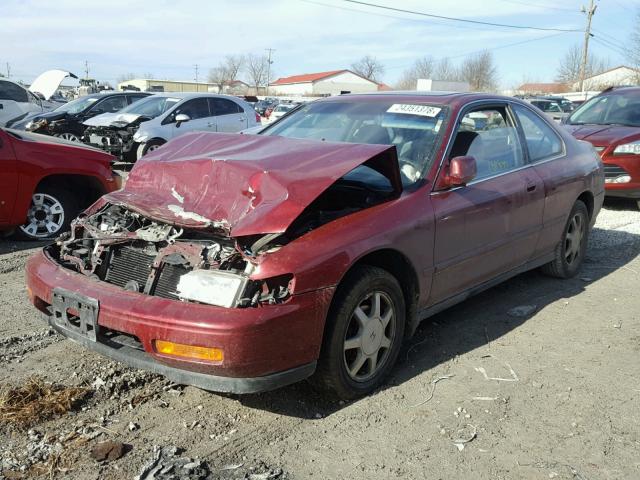 1HGCD7254SA014176 - 1995 HONDA ACCORD EX MAROON photo 2