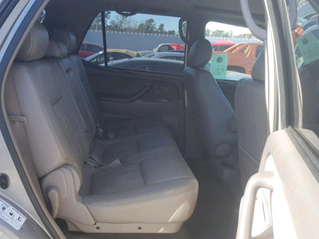 5TDBT44A85S238936 - 2005 TOYOTA SEQUOIA SR SILVER photo 6