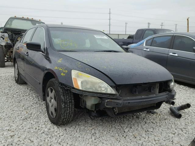 3HGCM56477G704910 - 2007 HONDA ACCORD LX BLACK photo 1